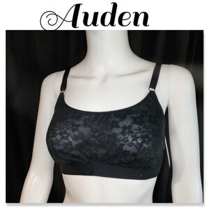 NWT AUDEN LIGHTLY LINED SCOOP NECK BRALETTE - SZ L